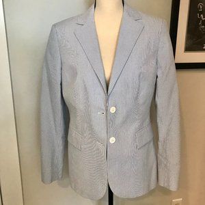 EUC Brooks Brothers Seersucker Blazer - SZ 8